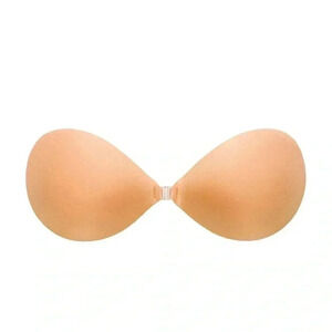 NWT NuBra Seamless Adhesive Push-Up Bra D Cup